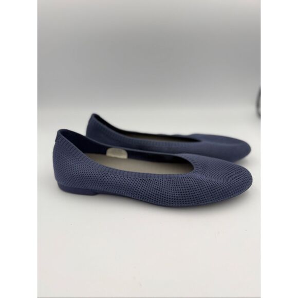 Allbirds Women's Navy Blue Tree Breezer Knit Slip On Ballet Flats Size 9 - Picture 1 of 6